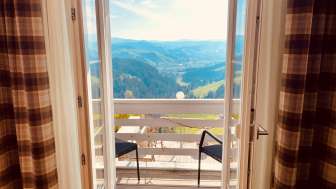 Hotel Moosegg Aussicht Balkon