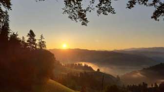 Ferienhaus Senggerhof, Lauperswil, Sonnenuntergang