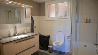 Ferienwohnung Benzenberg Badezimmer